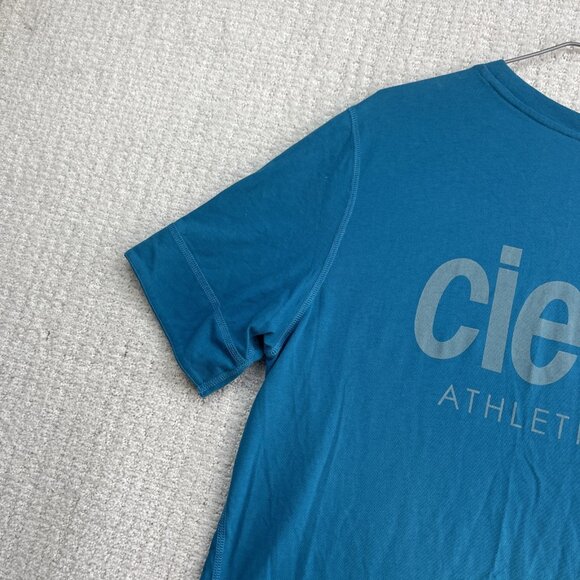 Ciele Athletic Running T-Shirt Men’s Sz M Blue Graphic Lightweight Performance - Picture 3 of 16